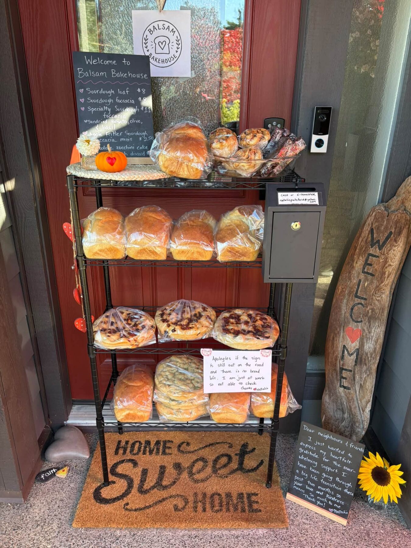 The Balsam BakeHouse neighbourhood stand
